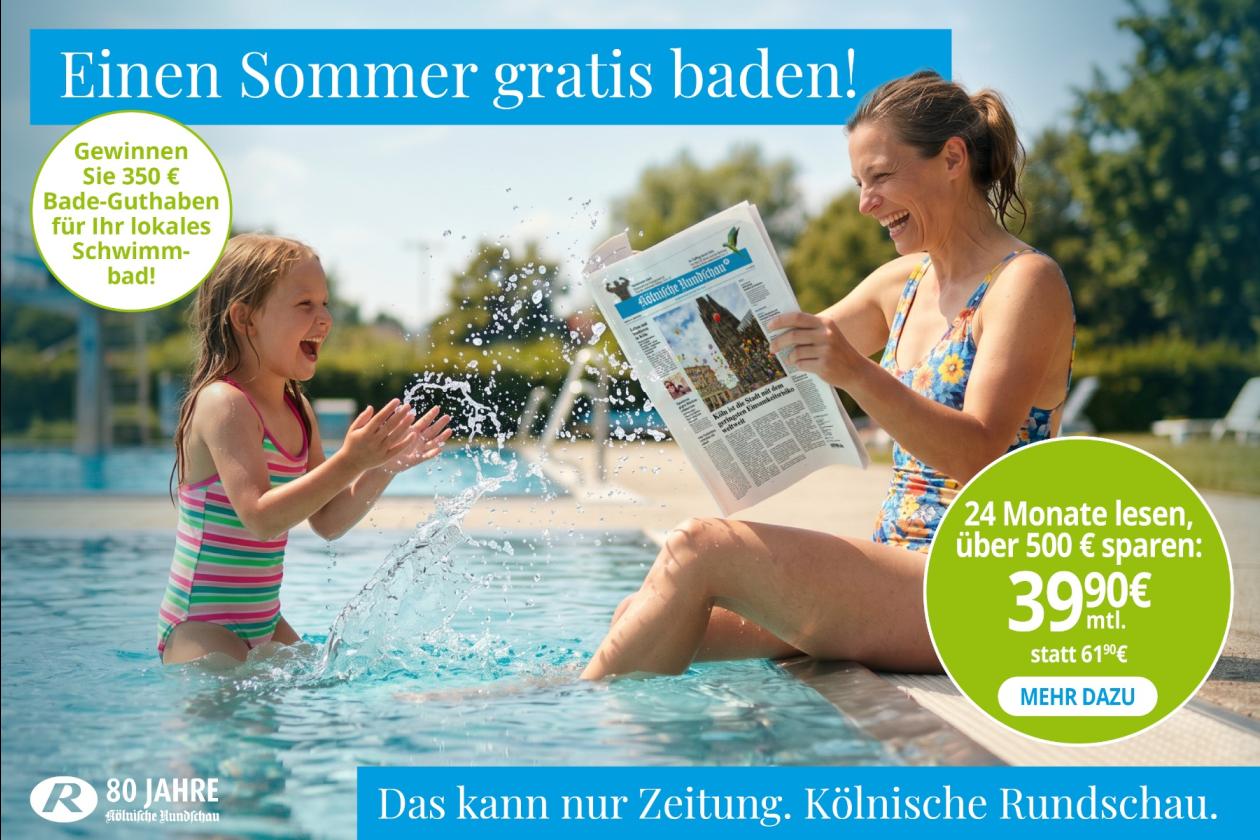 Die gedruckte Zeitung auch im Sommer genießen