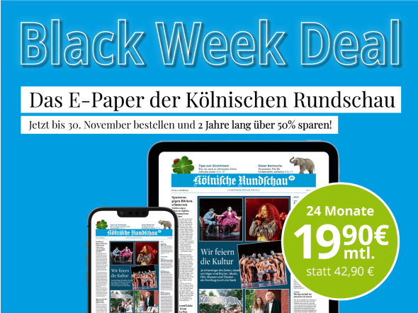 Black Weeks Knaller: E-Paper lesen, weniger zahlen! - 24 Monate für 19,90 EURO.