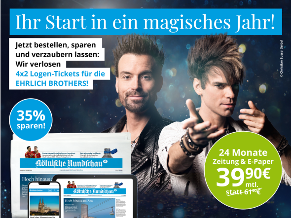 Ins magische Jahr mit der gedruckten Zeitung starten