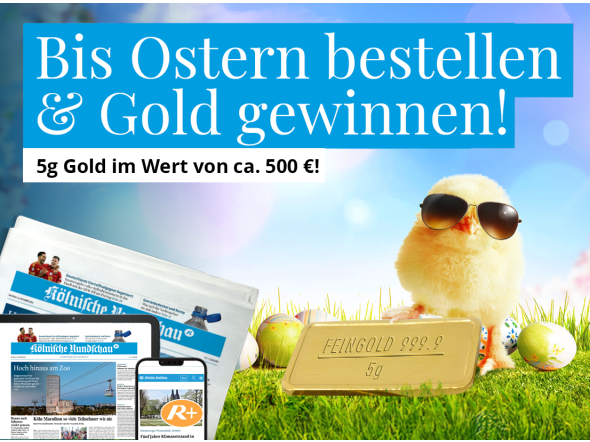 Die Gedruckte mit einem Küken und einem Goldbarren