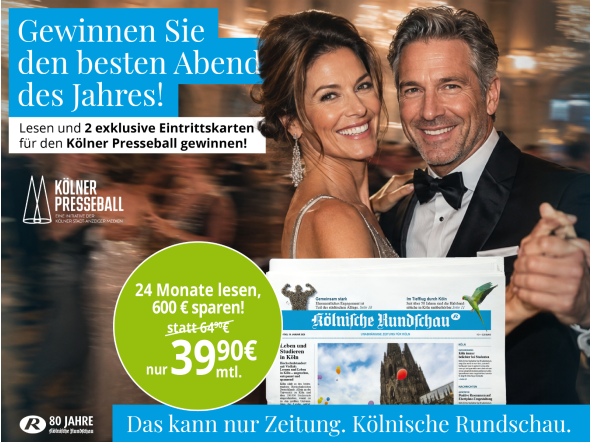 Ihre Zeitung. Ihr Abend. Ihr großer Auftritt.