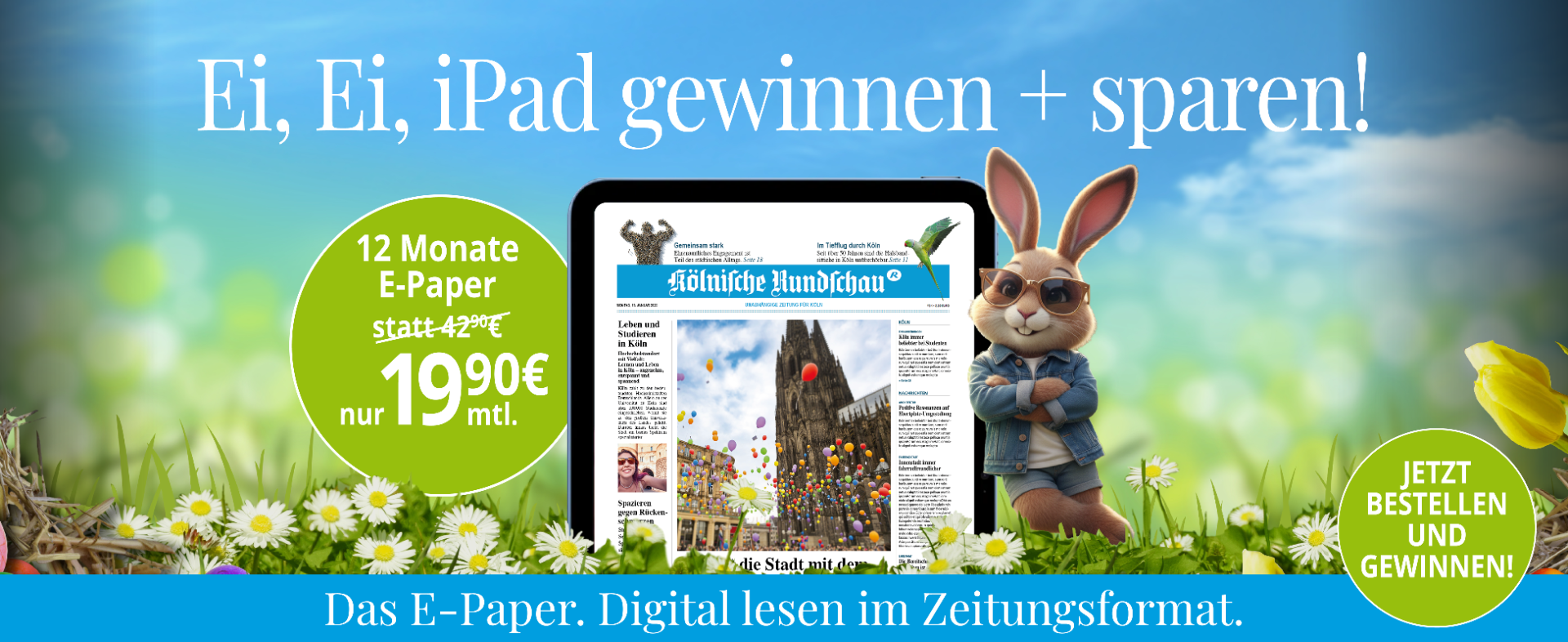 Osterzeit digital erleben – mit dem Rundschau E‑Paper.