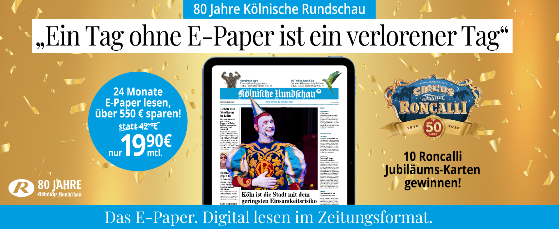 Das E-Paper zum Jubiläum
