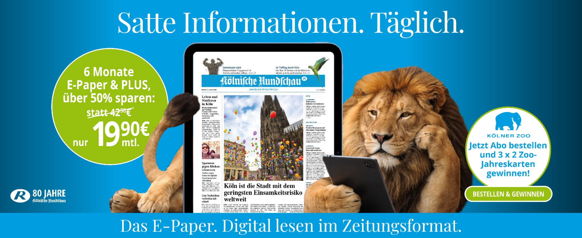 Das tierisch gute E-Paper